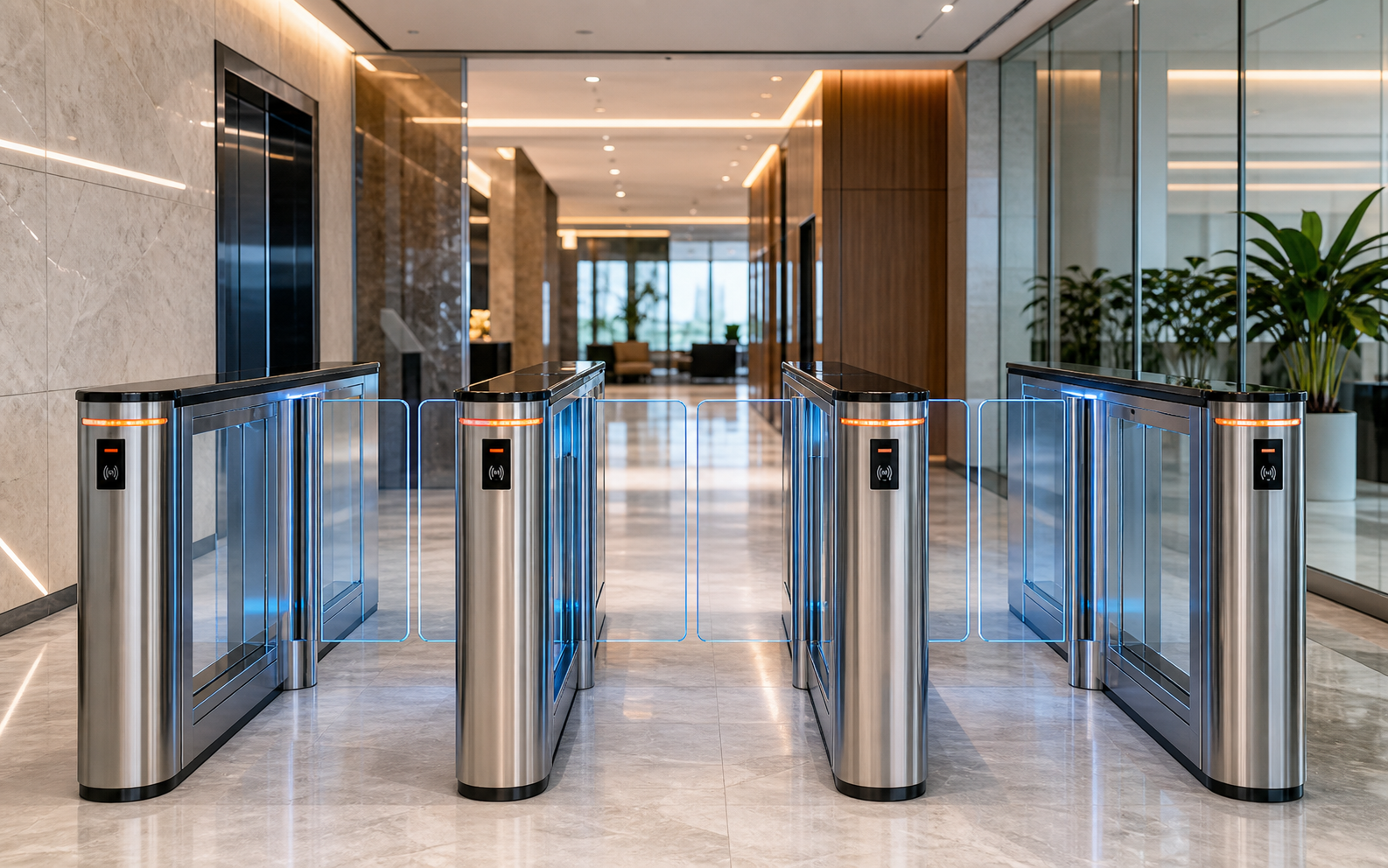 Automatic Flap Barrier/Turnstile
