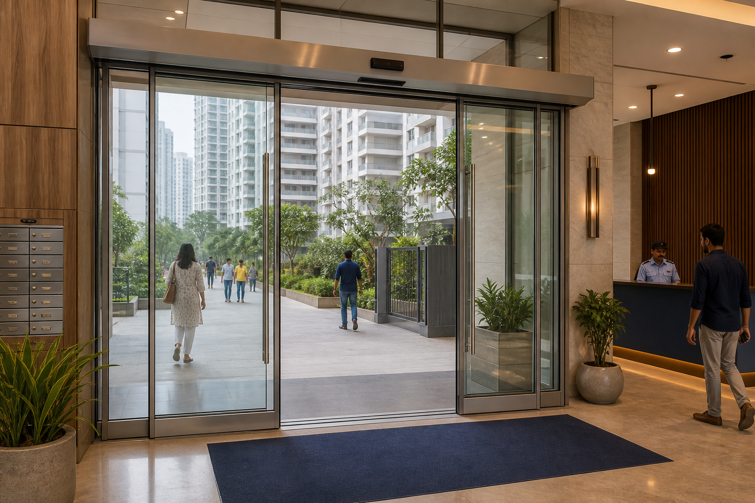 Apartments automatic entrance solutions